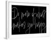 Words of Encouragement III BW v2-Sarah Adams-Framed Art Print