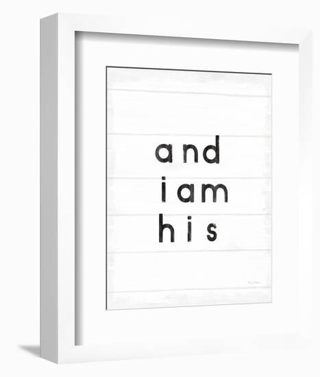 Words of Encouragement VIII on White Wood-Emily Adams-Framed Art Print