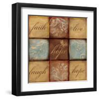 Words of Inspiration Hope-Artique Studio-Framed Art Print