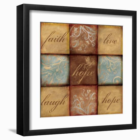 Words of Inspiration Hope-Artique Studio-Framed Art Print