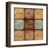 Words of Inspiration Love-Artique Studio-Framed Art Print