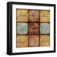 Words of Inspiration Love-Artique Studio-Framed Art Print