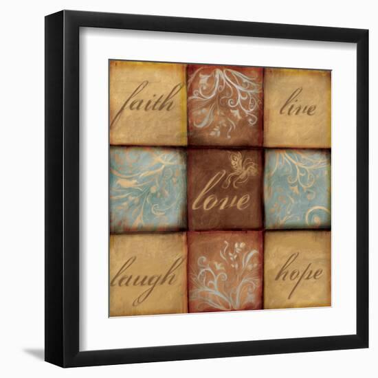 Words of Inspiration Love-Artique Studio-Framed Art Print