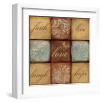 Words of Inspiration Love-Artique Studio-Framed Art Print