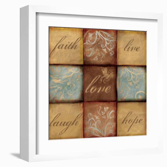 Words of Inspiration Love-Artique Studio-Framed Art Print