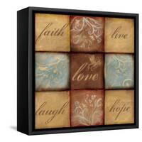 Words of Inspiration Love-Artique Studio-Framed Stretched Canvas