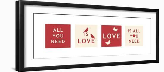 Words of Kindness VI-The Vintage Collection-Framed Giclee Print