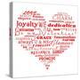 Words of Love-paulmalaianu-Stretched Canvas