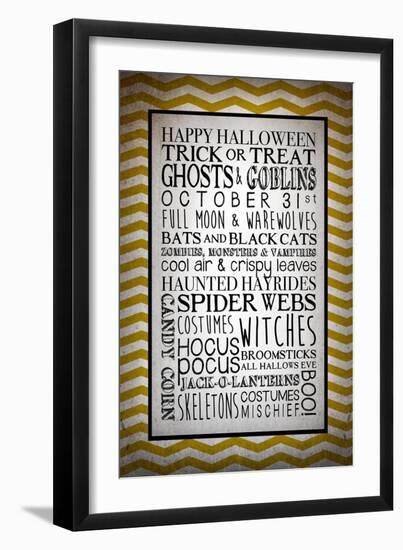 Words of October-Kimberly Glover-Framed Premium Giclee Print