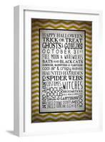 Words of October-Kimberly Glover-Framed Premium Giclee Print