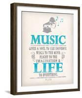 Words of Truth I-The Vintage Collection-Framed Giclee Print