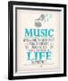 Words of Truth I-The Vintage Collection-Framed Giclee Print