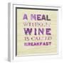 Words of Wine 10-Lola Bryant-Framed Art Print