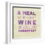 Words of Wine 10-Lola Bryant-Framed Art Print