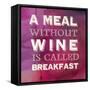 Words of Wine 3-Lola Bryant-Framed Stretched Canvas