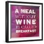 Words of Wine 3-Lola Bryant-Framed Art Print