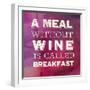 Words of Wine 3-Lola Bryant-Framed Art Print