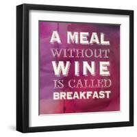 Words of Wine 3-Lola Bryant-Framed Art Print