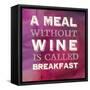 Words of Wine 3-Lola Bryant-Framed Stretched Canvas