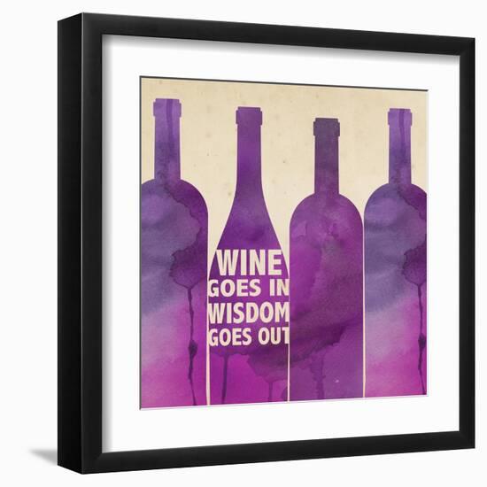 Words of Wine 4-Lola Bryant-Framed Art Print