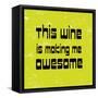Words of Wine 5-Lola Bryant-Framed Stretched Canvas
