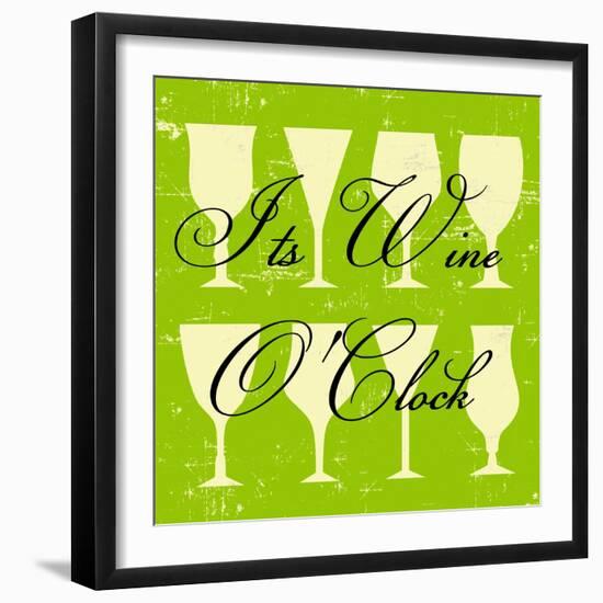Words of Wine 6-Lola Bryant-Framed Art Print