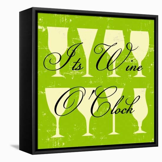 Words of Wine 6-Lola Bryant-Framed Stretched Canvas