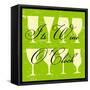 Words of Wine 6-Lola Bryant-Framed Stretched Canvas