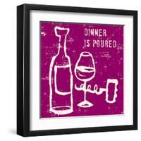 Words of Wine 8-Lola Bryant-Framed Art Print