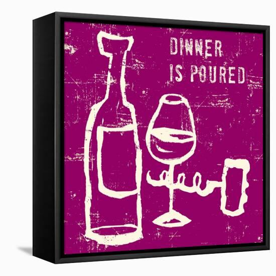 Words of Wine 8-Lola Bryant-Framed Stretched Canvas