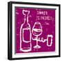 Words of Wine 8-Lola Bryant-Framed Art Print