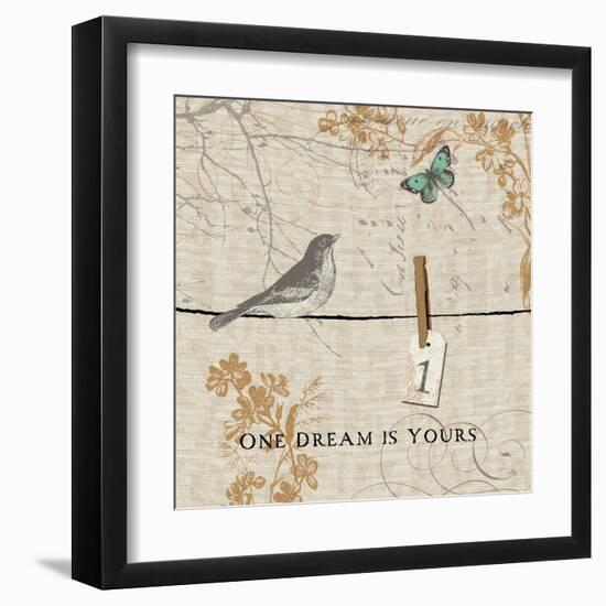 Words that Count I-Pela Design-Framed Art Print