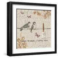 Words that Count III-Pela Design-Framed Art Print