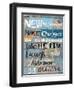 Words To Live By 2-Sheldon Lewis-Framed Art Print