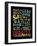 Words to Live by II-Todd Williams-Framed Art Print