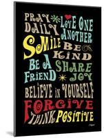 Words to Live by II-Todd Williams-Mounted Art Print