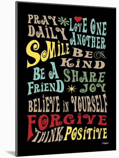 Words to Live by II-Todd Williams-Mounted Art Print