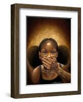 Words We Never Said-Salaam Muhammad-Framed Art Print