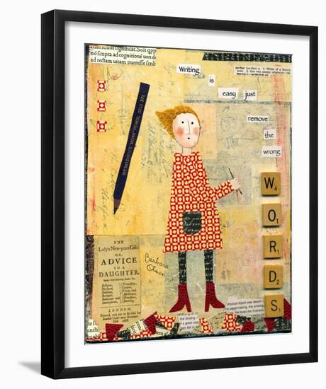 Words-Barbara Olsen-Framed Giclee Print