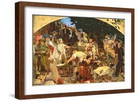 Work, 1852-65-Ford Madox Brown-Framed Giclee Print