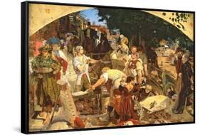 Work, 1852-65-Ford Madox Brown-Framed Stretched Canvas