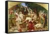 Work', 1852-65-Ford Madox Brown-Framed Stretched Canvas