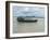 Work boat on Kaladan River, Rakhine State, Myanmar-null-Framed Photographic Print