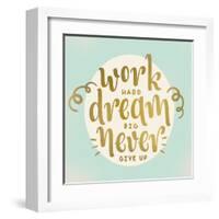 Work Dream-Kimberly Allen-Framed Art Print