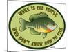 Work for People Who Don't Fish-Mark Frost-Mounted Giclee Print
