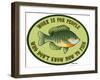 Work for People Who Don't Fish-Mark Frost-Framed Giclee Print