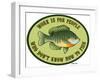 Work for People Who Don't Fish-Mark Frost-Framed Giclee Print