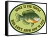 Work for People Who Don't Fish-Mark Frost-Framed Stretched Canvas