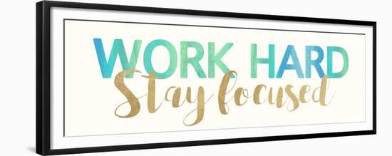 Work Hard-Bella Dos Santos-Framed Premium Giclee Print