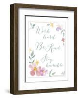 Work Hard-Fiona Stokes-Gilbert-Framed Giclee Print